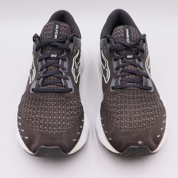 Brooks Glycerin 20 Mens Size 14D US Black White Running Shoes 1103821D059 main image 9